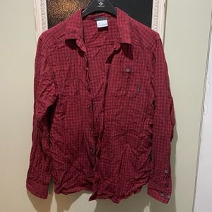 Columbia Red Plaid Flannel